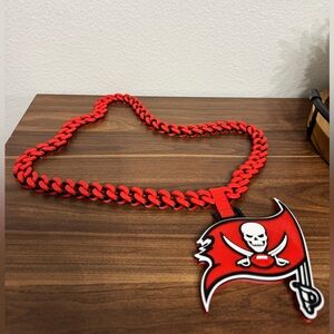 Tampa Bay Buccaneers -NFL Fan Chain Necklace – Team Logo Pendant Custom 3D